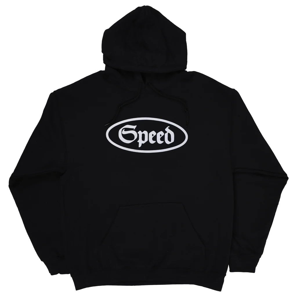 Quasi Speed Hoodie in Black - Goodnews Skateshop