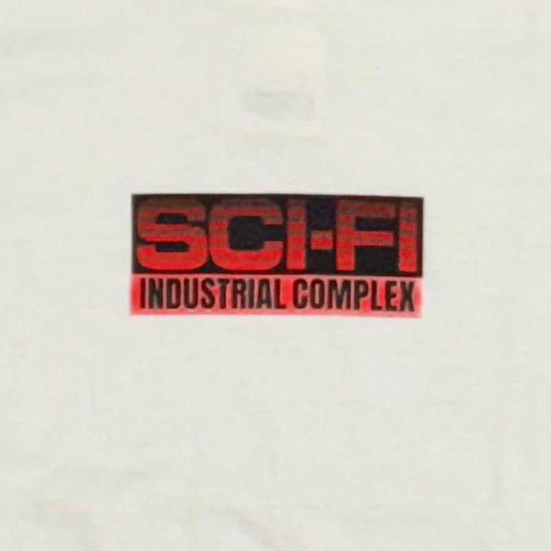 Sci-Fi Fantasy Industrial Complex T-Shirt in White - Goodnews Skateshop
