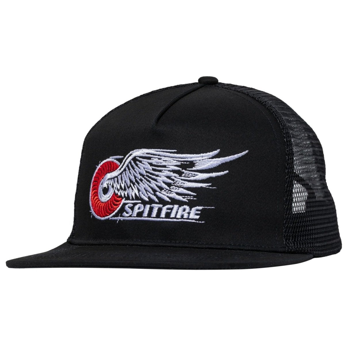 Spitfire Classic Wing Snapback Hat in Black/Red/White - Goodnews Skateshop