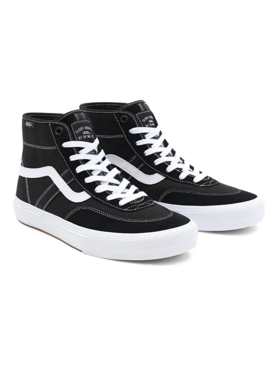 Vans Crockett High in Black/White - Goodnews Skateshop
