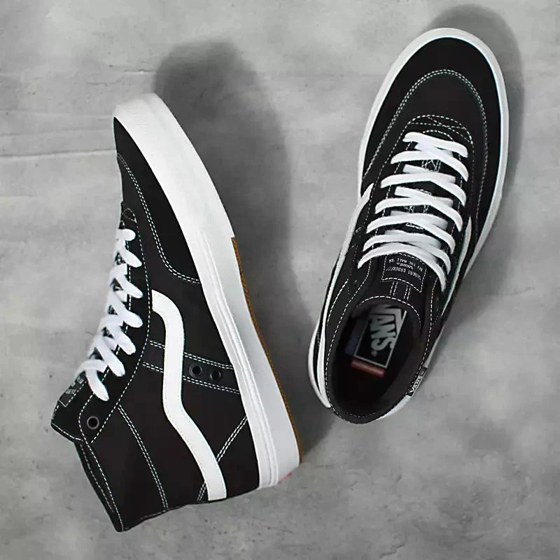 Vans Crockett High in Black/White - Goodnews Skateshop