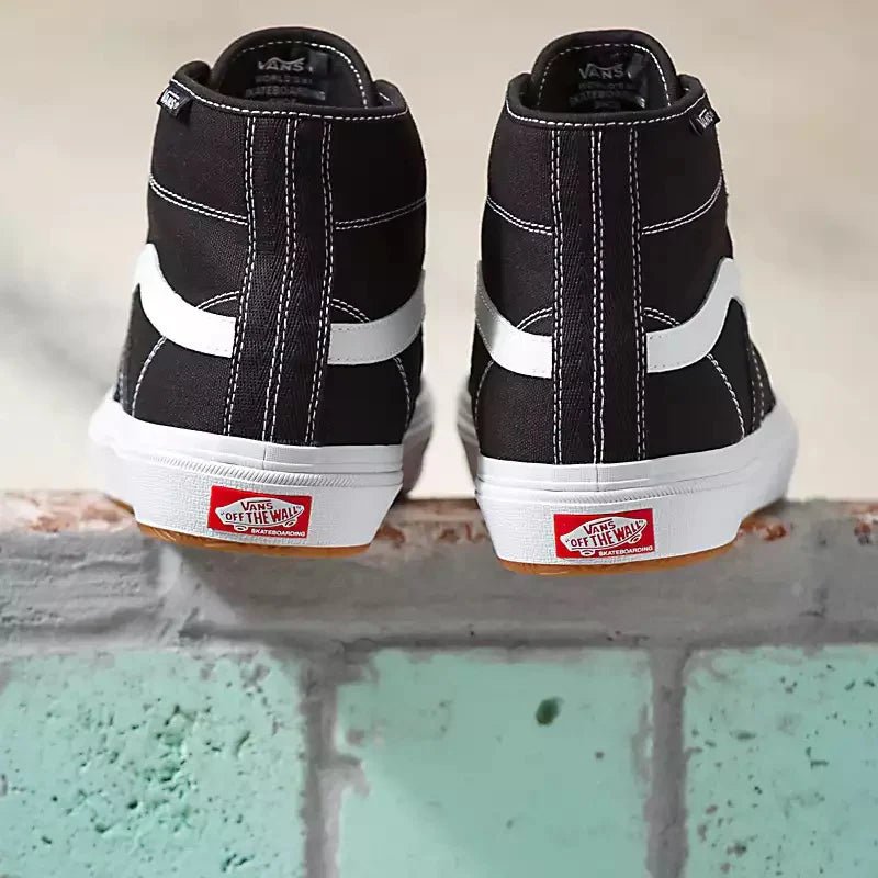 Vans Crockett High in Black/White - Goodnews Skateshop