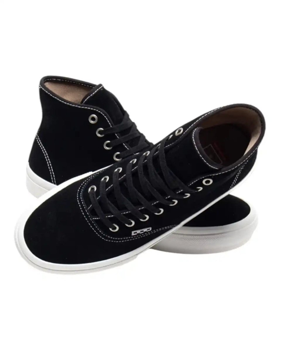 Vans Skate Authentic High in Black Suede - Goodnews Skateshop