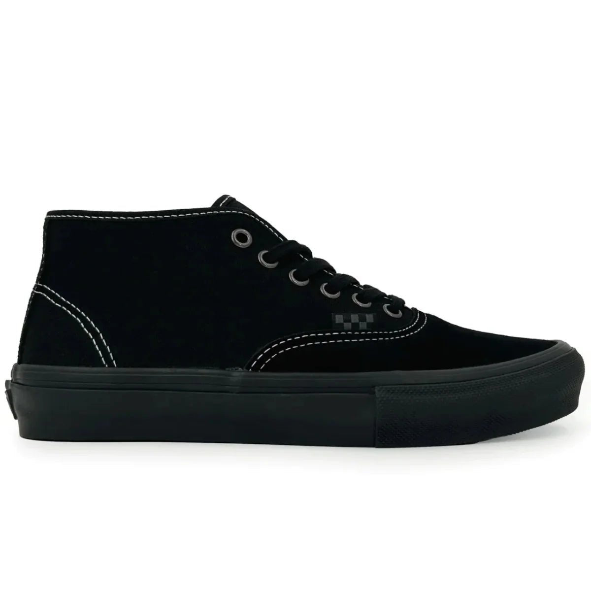 Vans Skate Authentic Mid in Blackout - Goodnews Skateshop