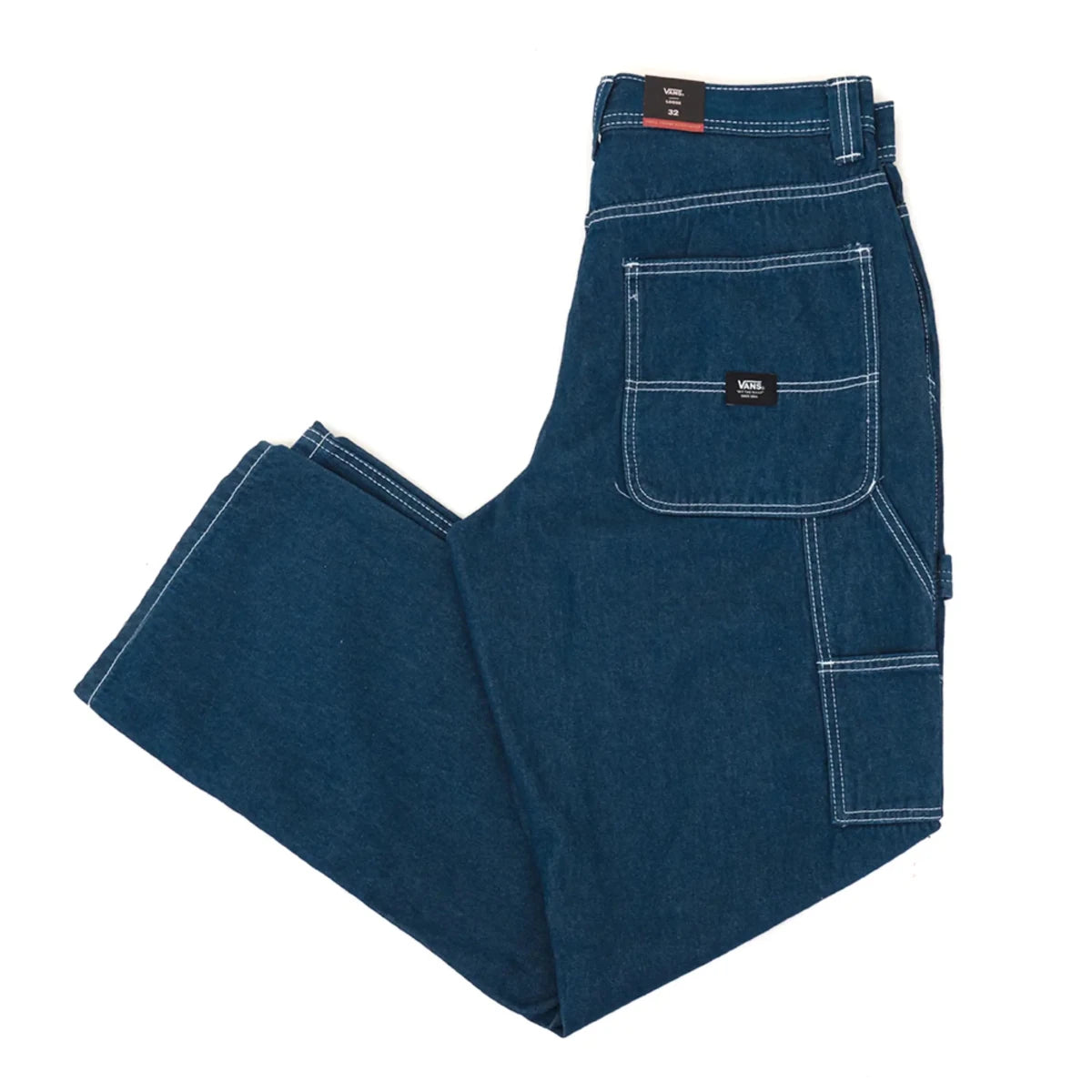 Vans Skate Chore Loose Denim Pant in Indigo Rinse - Goodnews Skateshop