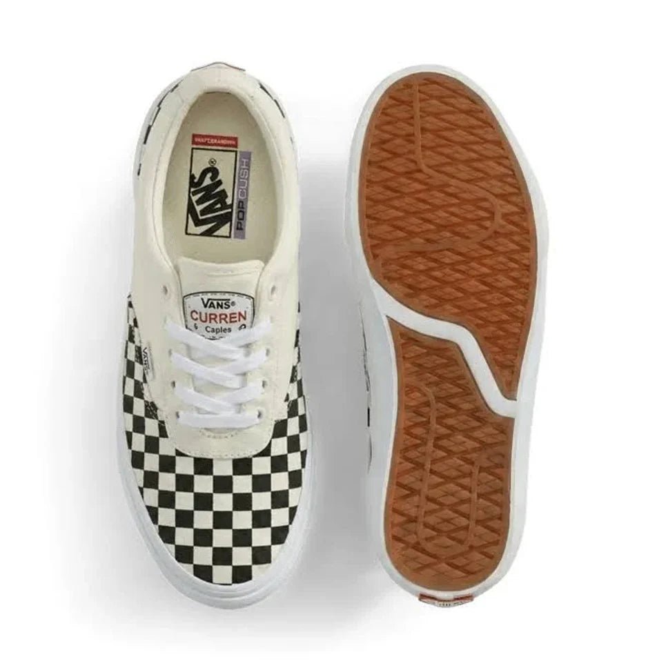 Vans Skate Curren Caples in Checkerboard Black/White - Goodnews Skateshop