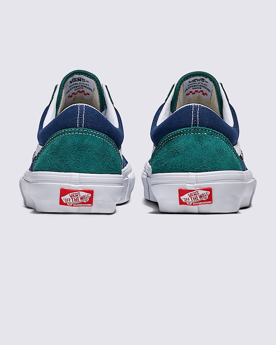 Vans Skate Old Skool in Tartan Green/Blue - Goodnews Skateshop