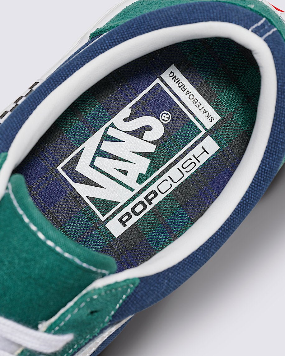 Vans Skate Old Skool in Tartan Green/Blue - Goodnews Skateshop