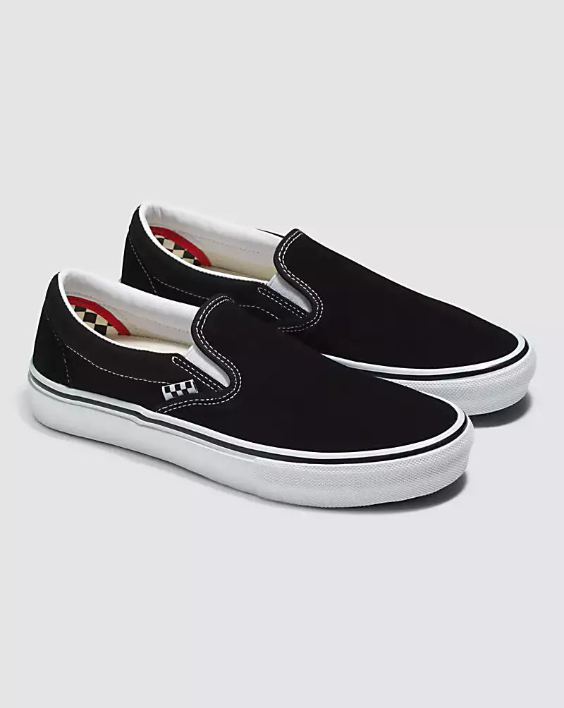 Vans Skate Slip - On in Black/White - Goodnews Skateshop