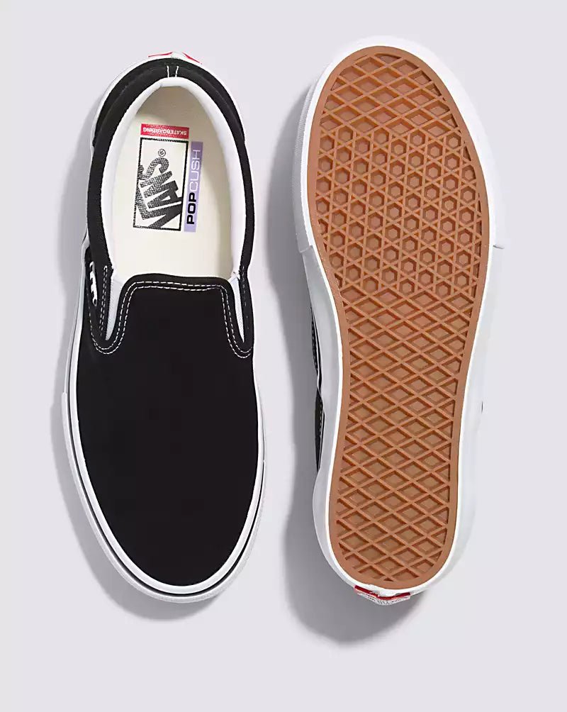 Vans Skate Slip - On in Black/White - Goodnews Skateshop