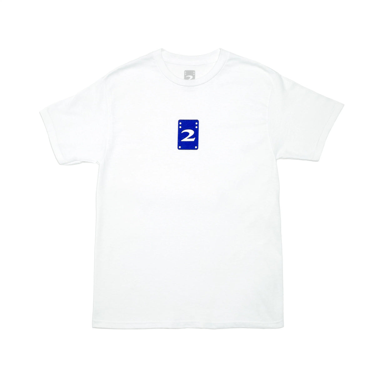 2 Riser Pads Logo T-Shirt in White - Goodnews Skateshop