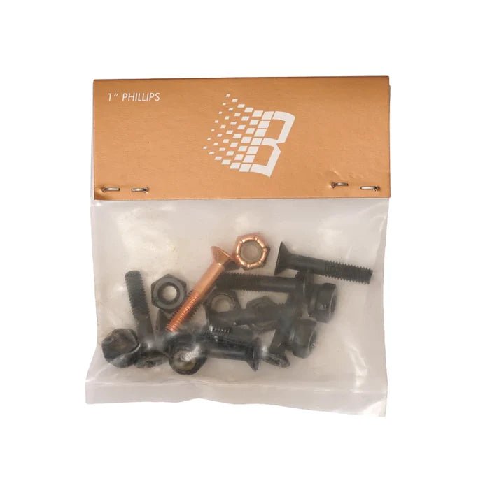 Bronze 56K Hardware 1 Inch Phillips - Goodnews Skateshop