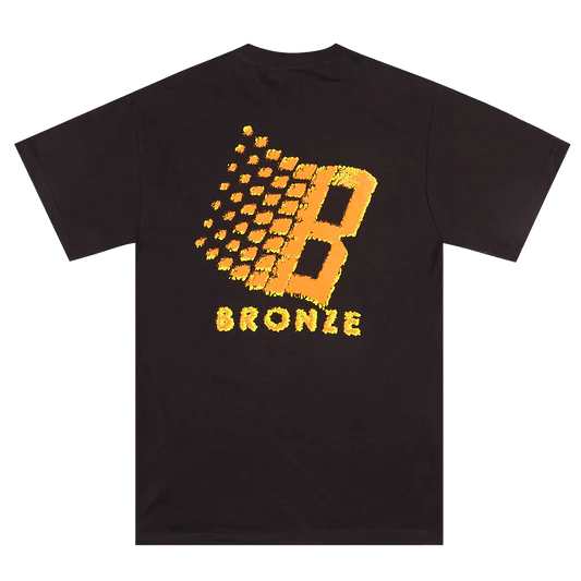 Bronze 56K Streaker T-Shirt in Black - Goodnews Skateshop