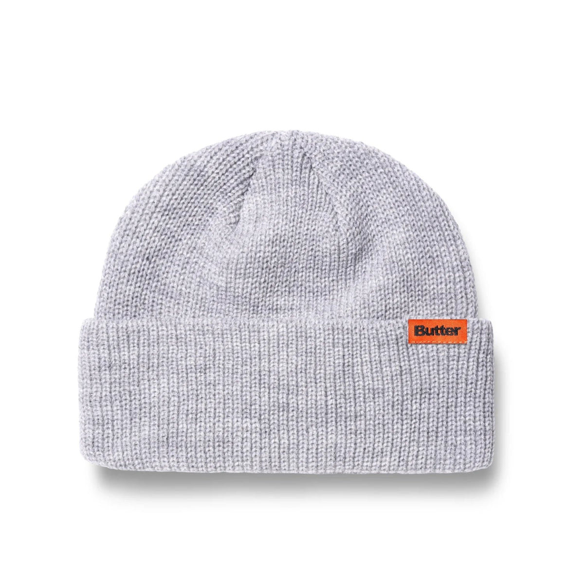 Butter Goods Tall Wharfie Beanie in Ash Grey - Goodnews Skateshop