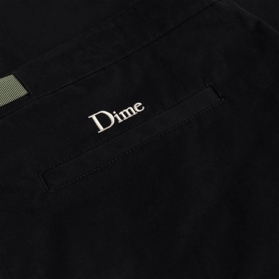 Dime Belted Twill Pants in Dark Charcoal - Goodnews Skateshop