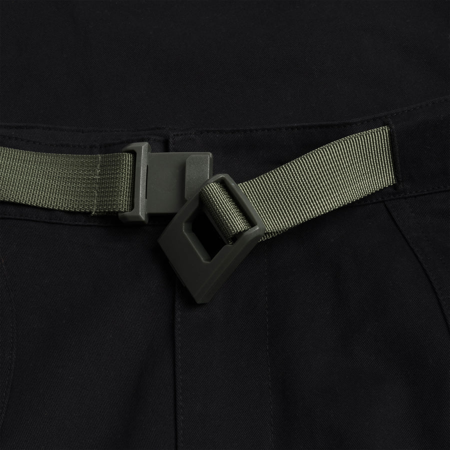 Dime Belted Twill Pants in Dark Charcoal - Goodnews Skateshop