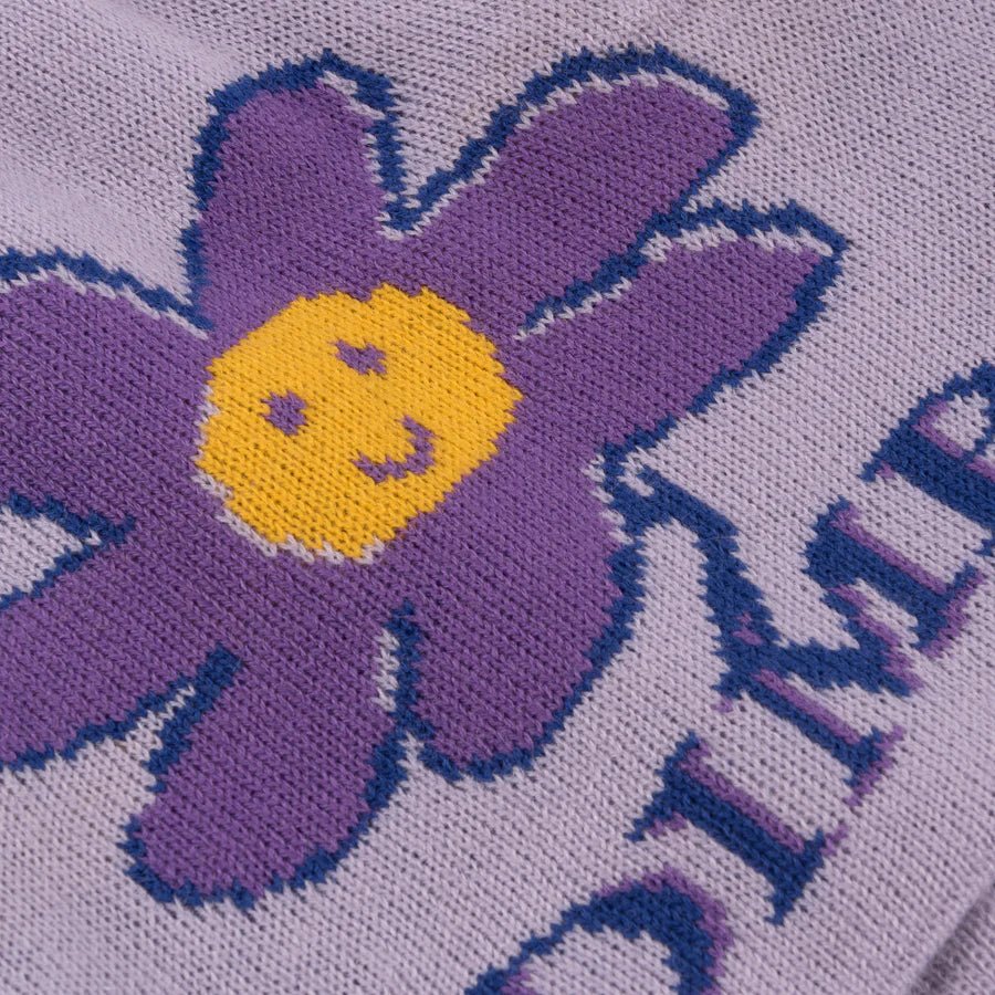 Dime Cute Flower Skull Cap Beanie in Lavender - Goodnews Skateshop