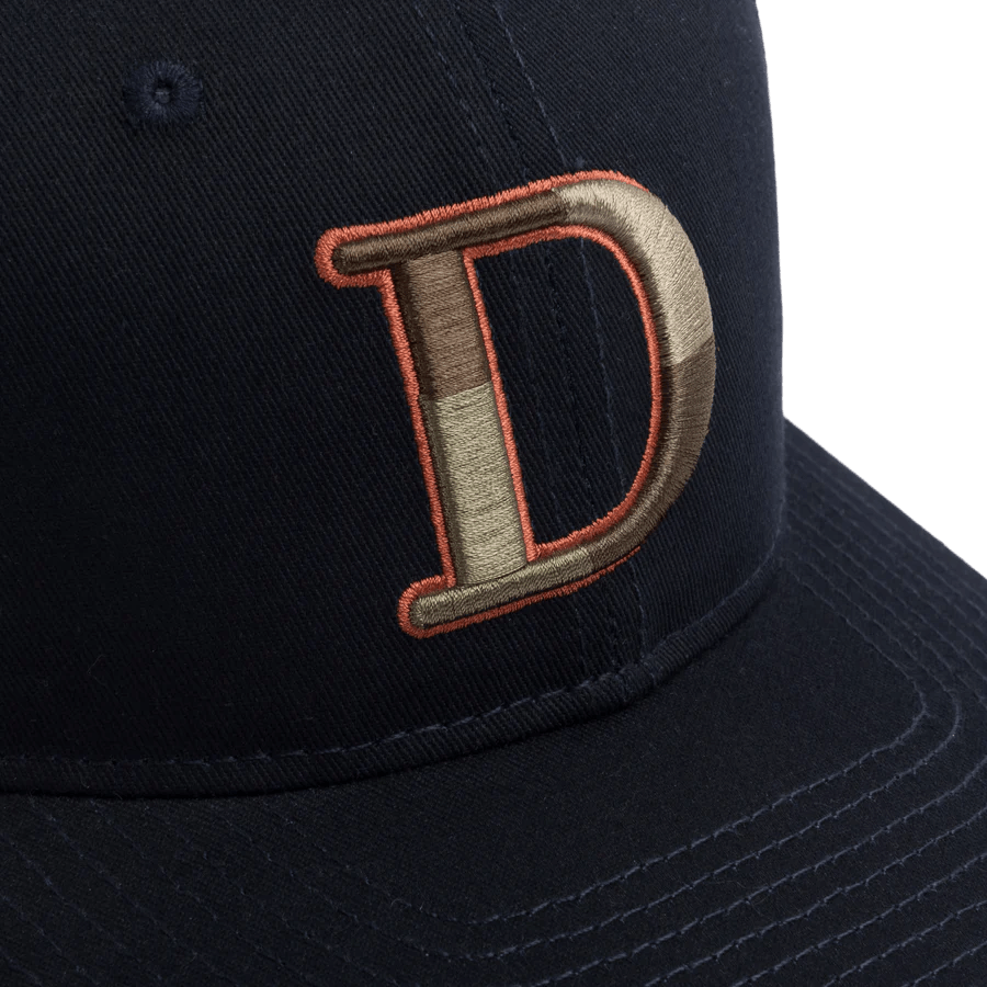 Dime D Full Fit Cap in Midnight - Goodnews Skateshop