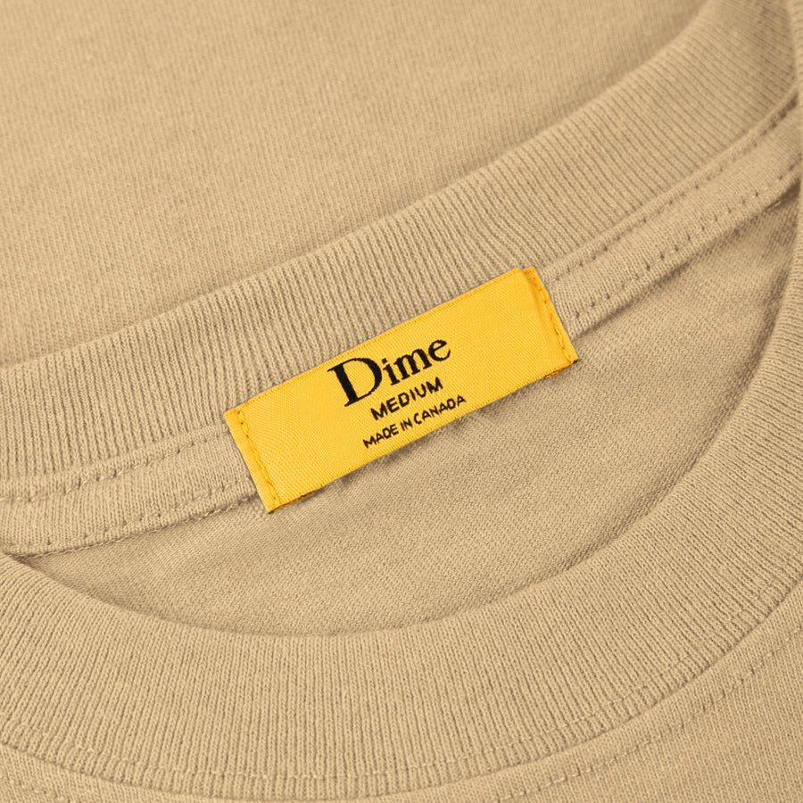 Dime Halo T-Shirt in Sand - Goodnews Skateshop