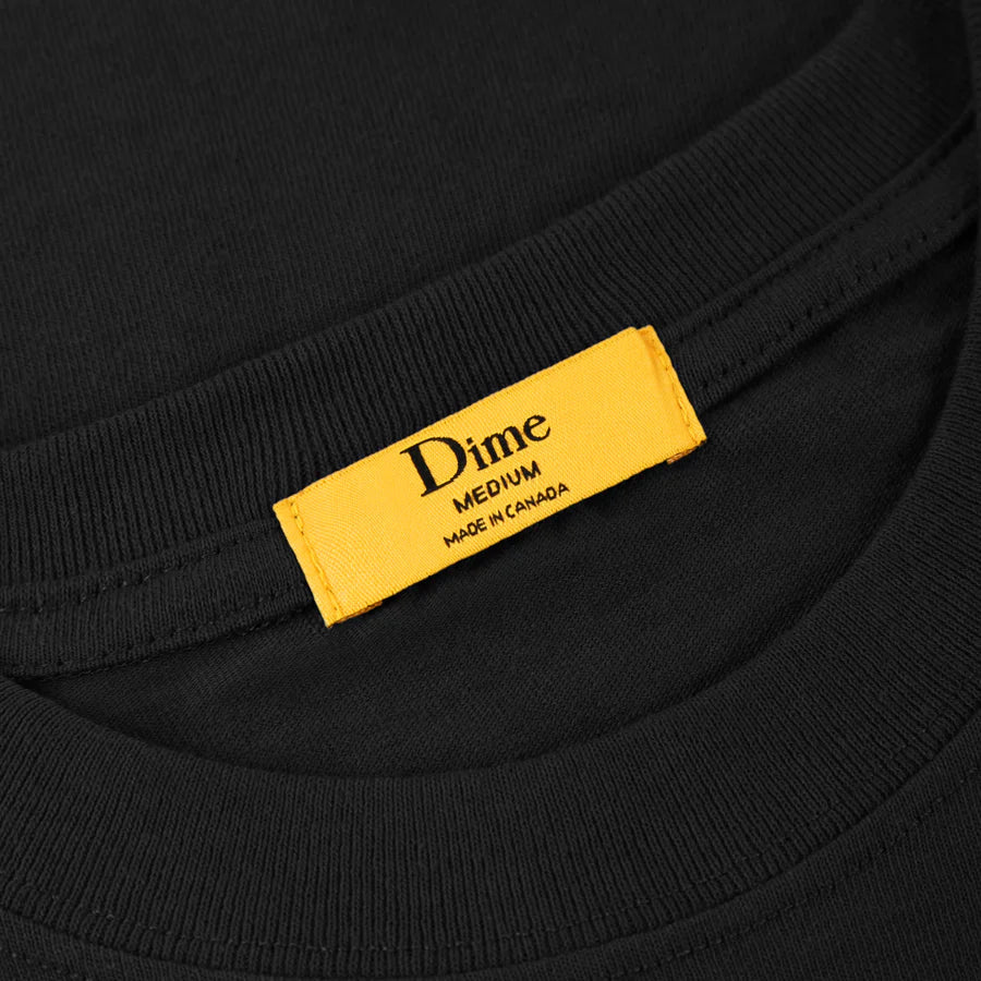 Dime Swiss T-Shirt in Black - Goodnews Skateshop