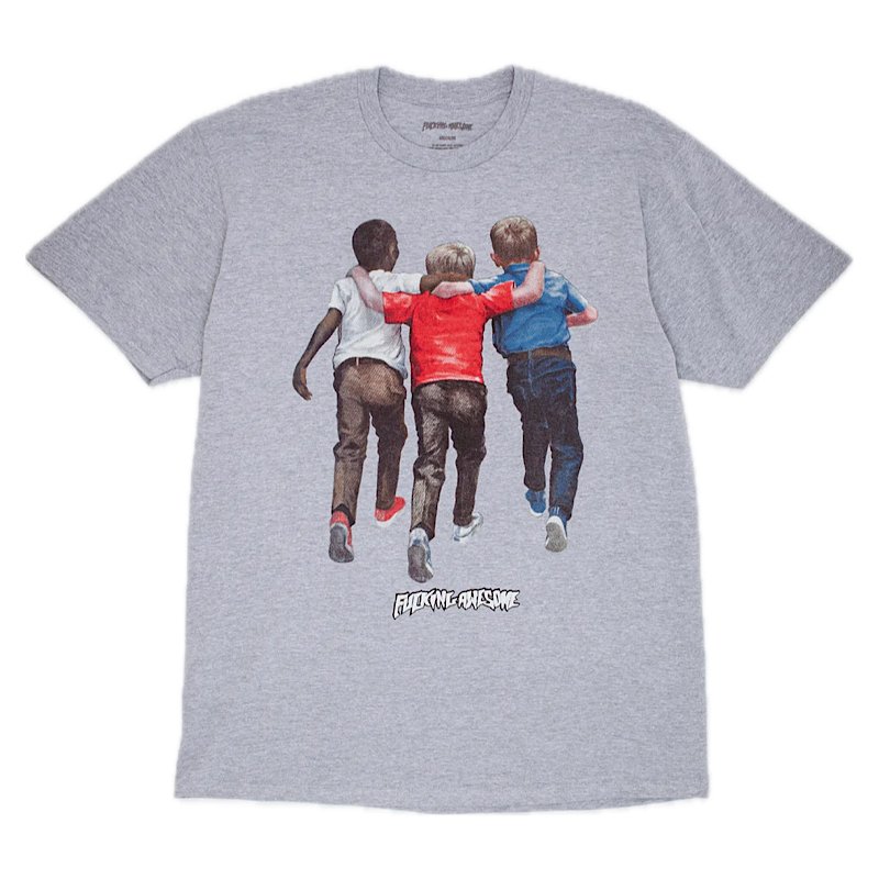 FA Kids Are Alright T-Shirt in Heather Grey - Goodnews Skateshop