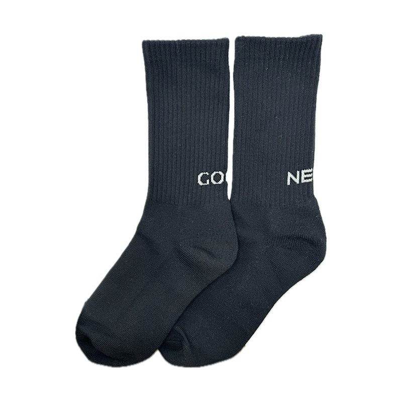 Goodnews Achilles Sock in Black - Goodnews Skateshop