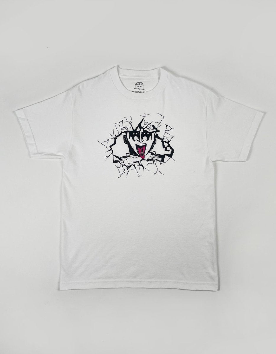 Goodnews Frontman Tee in White - Goodnews Skateshop