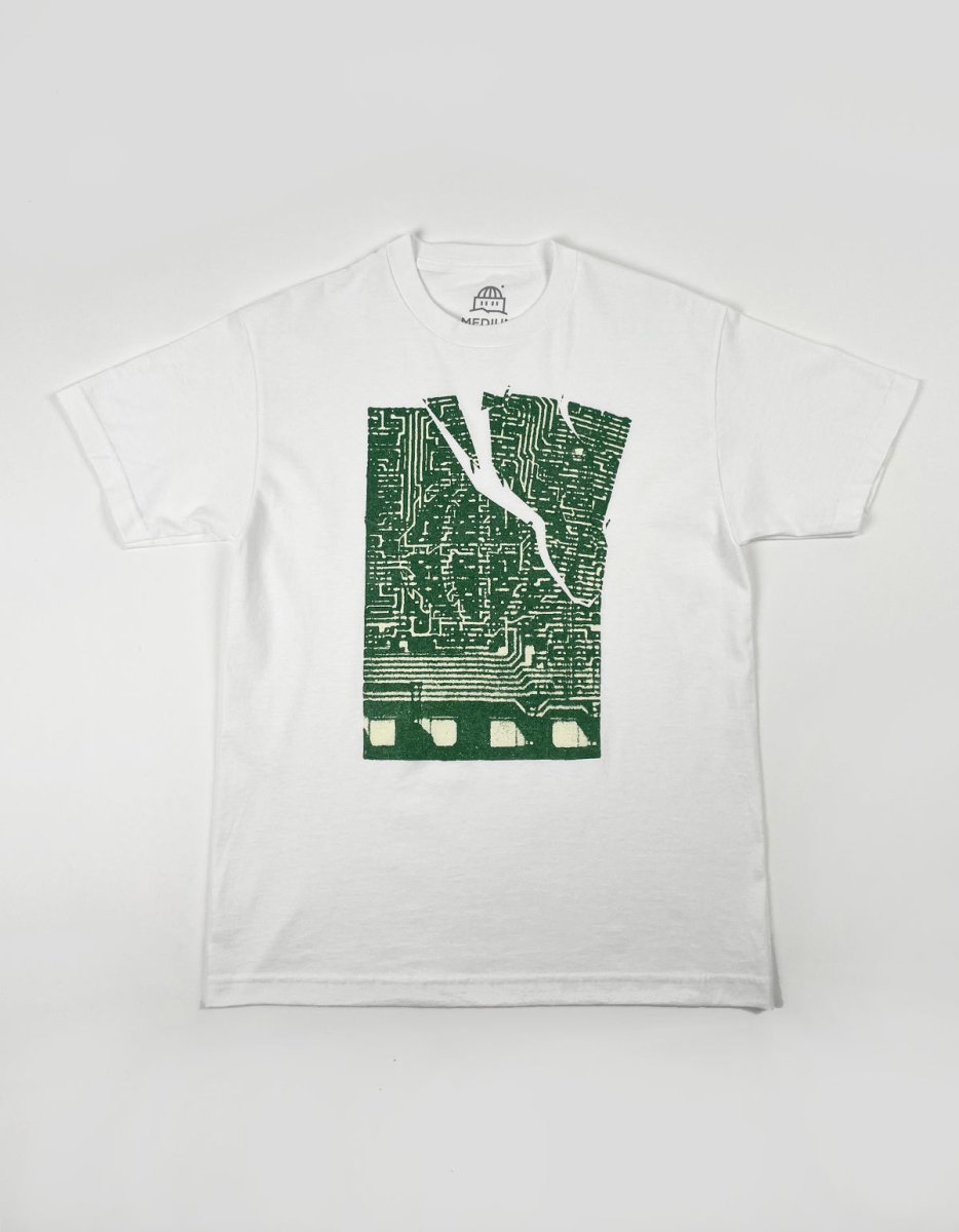 Goodnews Tamper Tee in White - Goodnews Skateshop