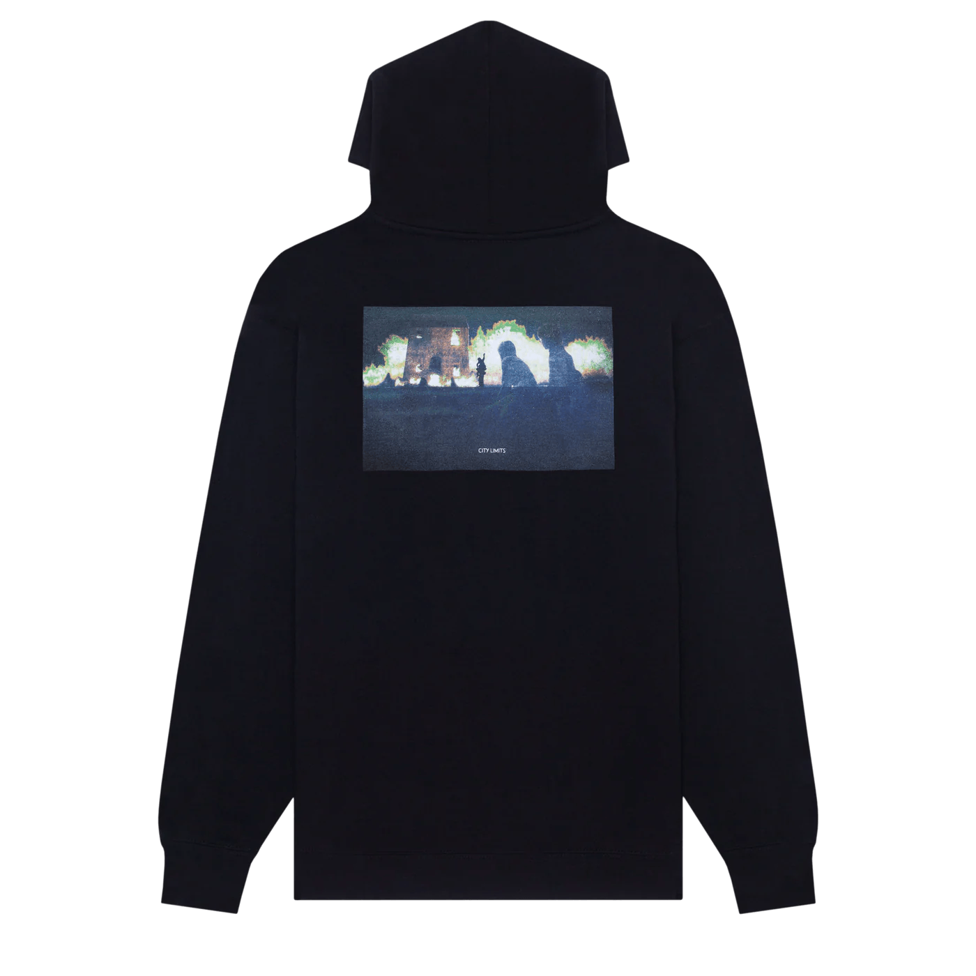 Hockey City Limits Hoodie in Black - Goodnews Skateshop