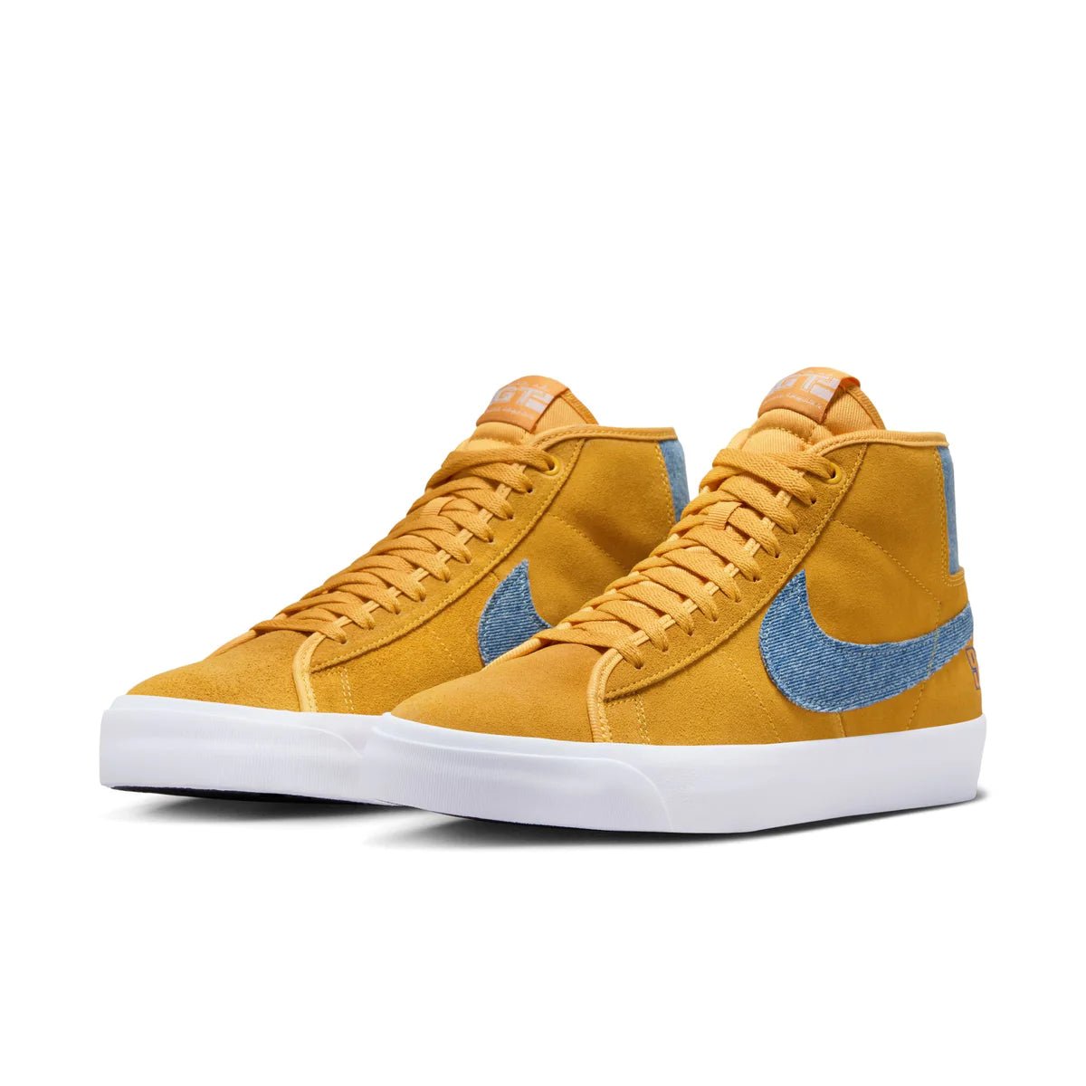 Nike SB Blazer Mid GT in University Gold - Goodnews Skateshop