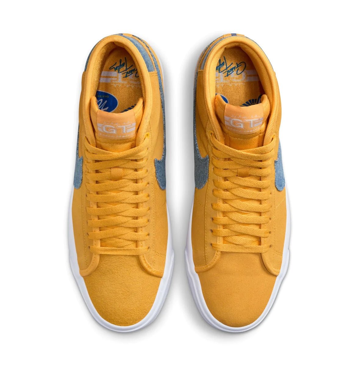 Nike SB Blazer Mid GT in University Gold - Goodnews Skateshop