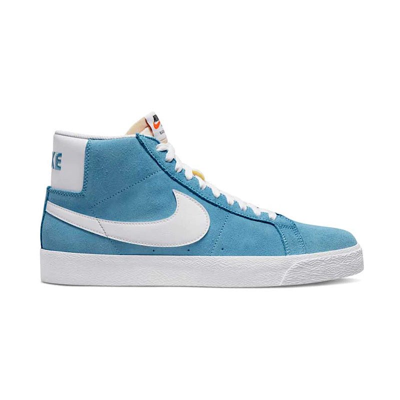 Nike SB Blazer Mid in Cerulean/White - Goodnews Skateshop