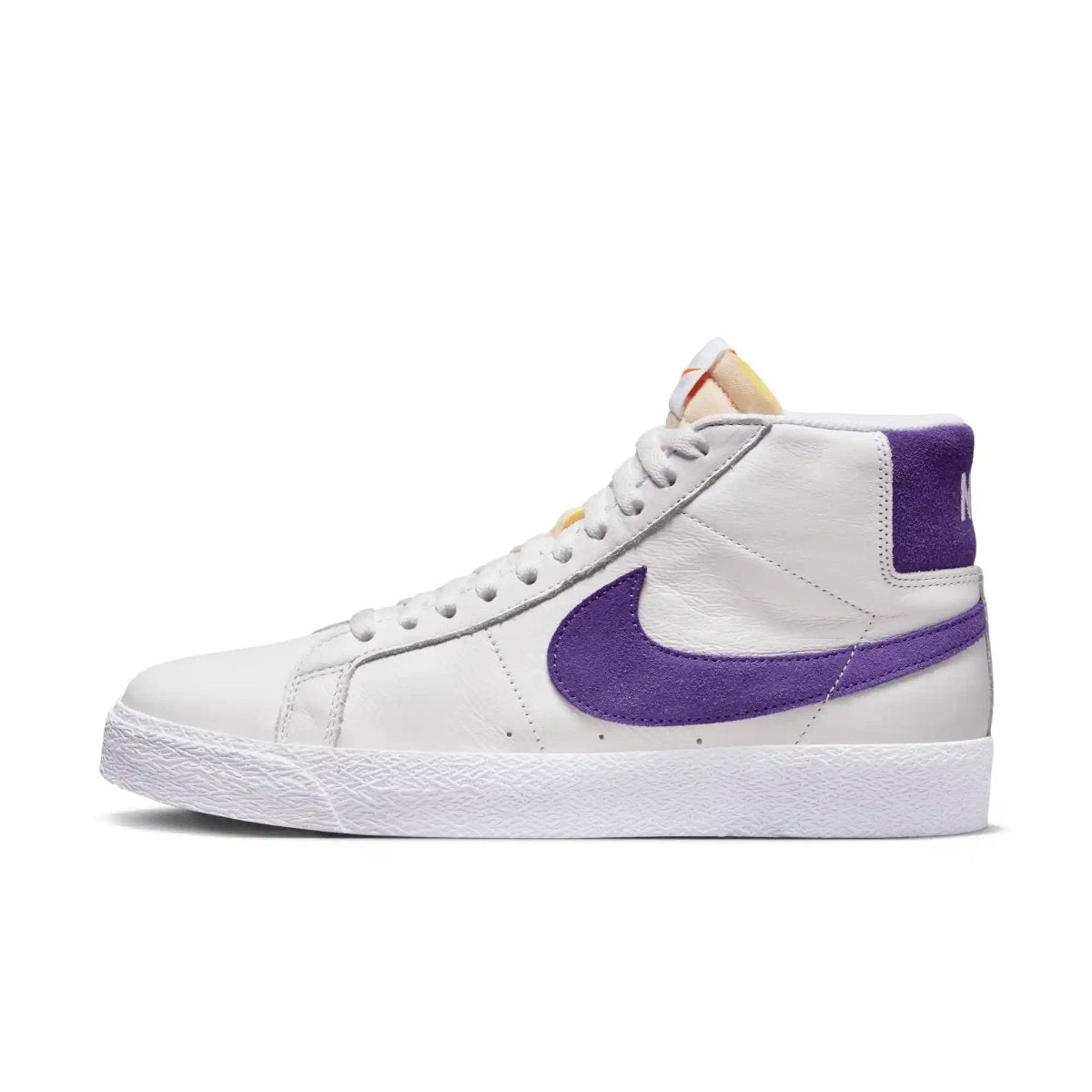 Nike SB Blazer Mid in White/Court Purple - Goodnews Skateshop