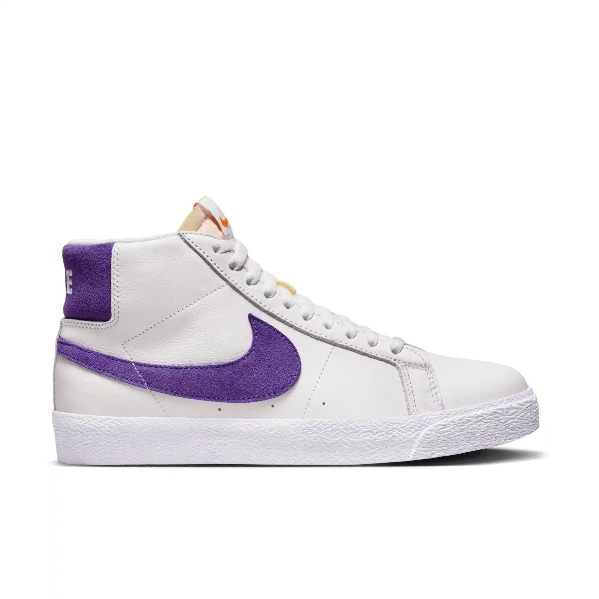 Nike SB Blazer Mid in White/Court Purple - Goodnews Skateshop