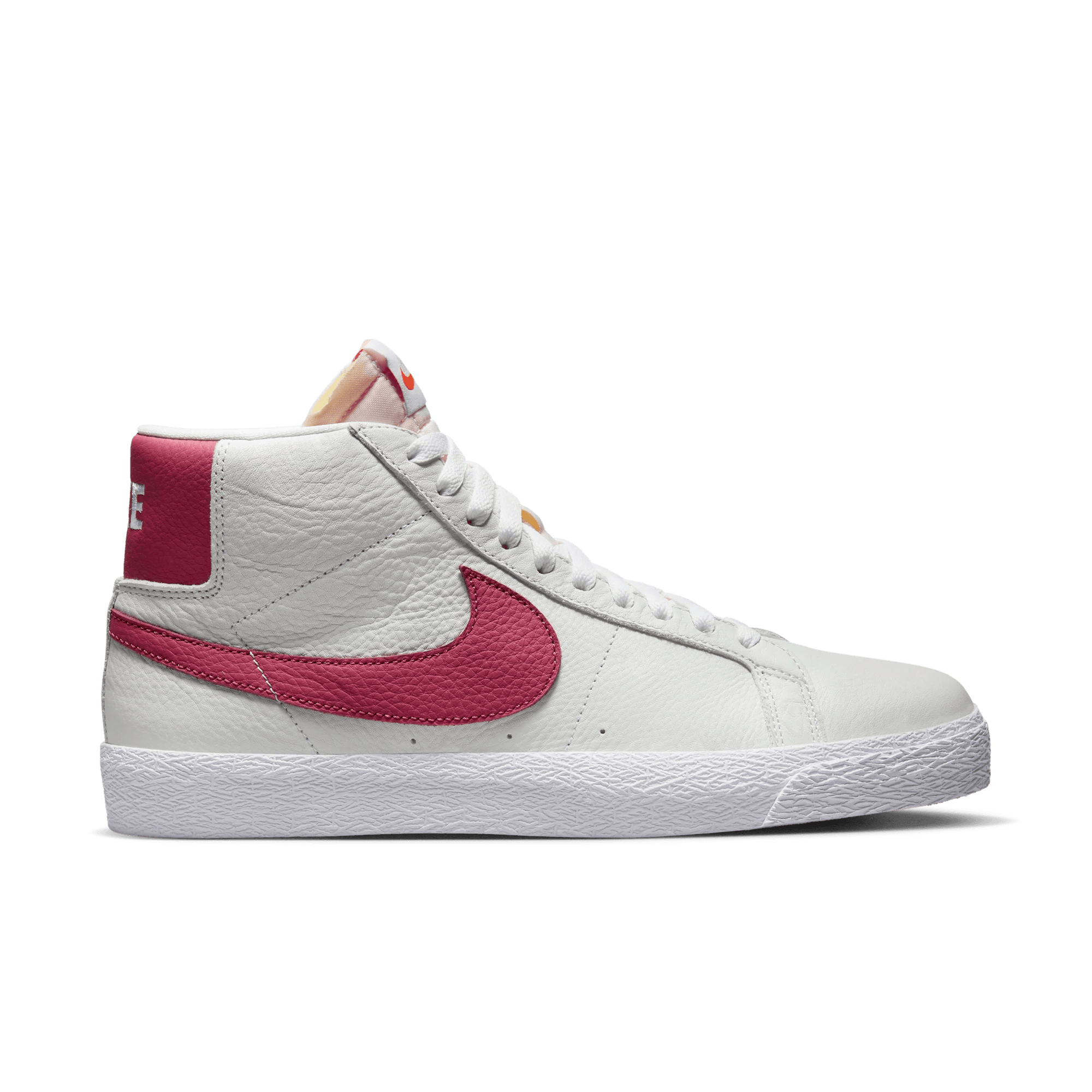 Nike SB Blazer Mid in White/Sweet Beet - Goodnews Skateshop