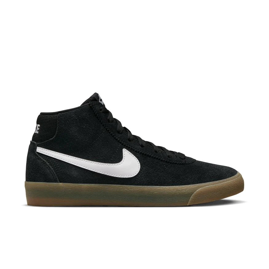 Nike SB Bruin High in Black/White-Black-Gum - Goodnews Skateshop