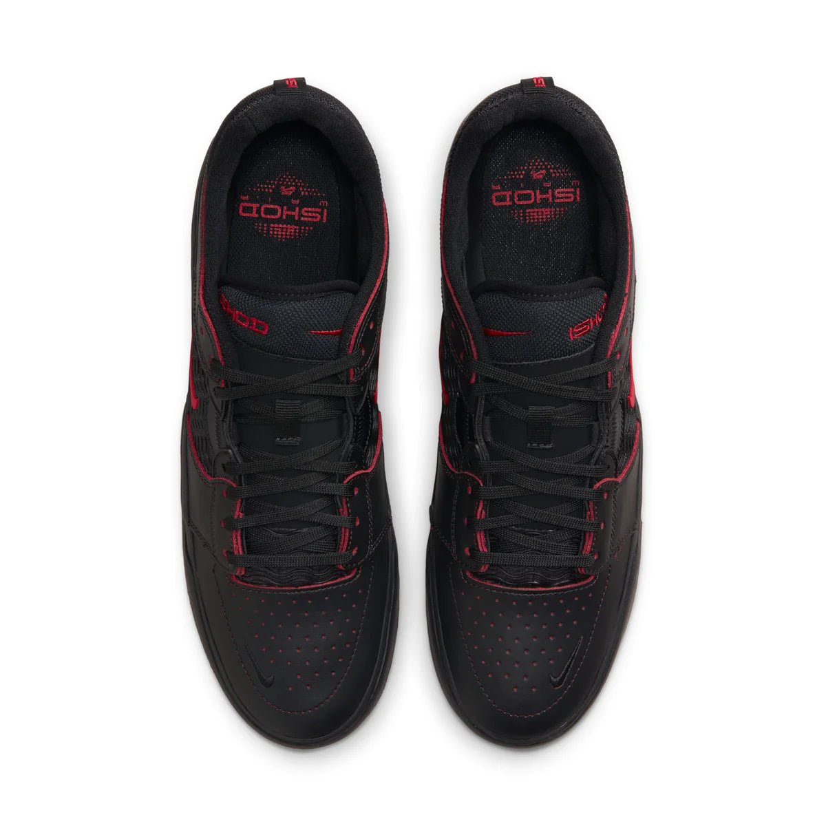 Nike SB Ishod Premium in Black/University Red - Goodnews Skateshop
