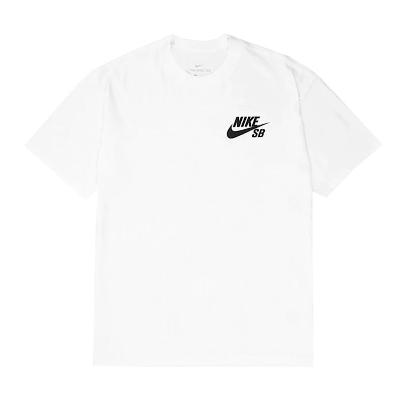 Nike SB Logo Tee in White - Goodnews Skateshop