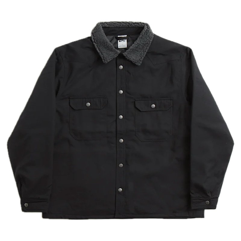 Nike SB Padded Flannel Jacket in Black - Goodnews Skateshop