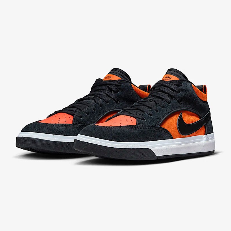Nike SB React Leo in Black-Orange-Electro Orange - Goodnews Skateshop