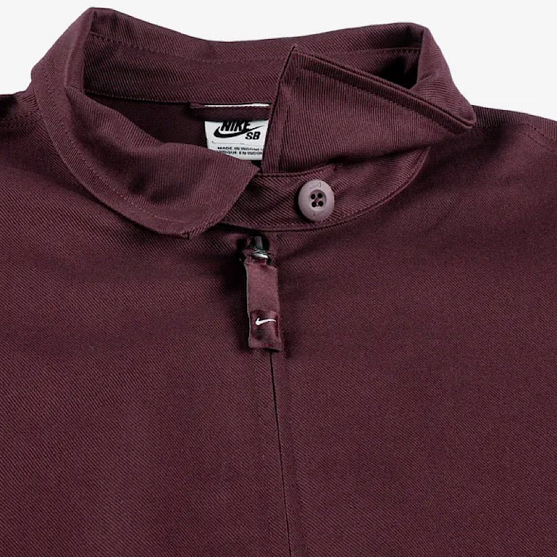 Nike SB Twill Premium Jacket in Burgundy Crush - Goodnews Skateshop