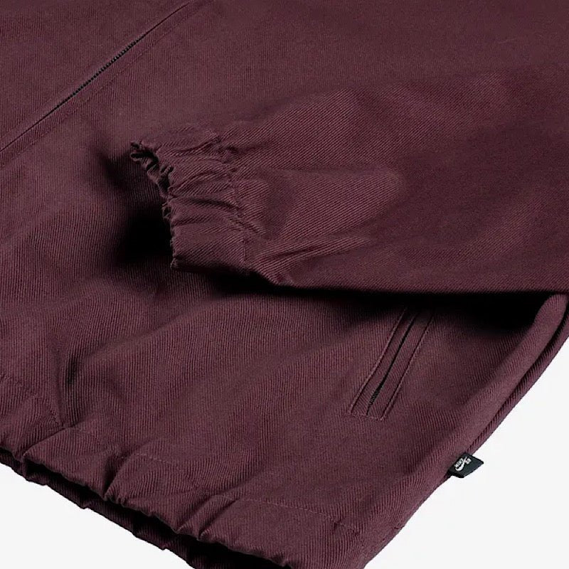 Nike SB Twill Premium Jacket in Burgundy Crush - Goodnews Skateshop