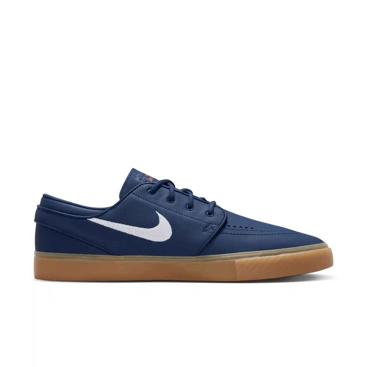 Nike SB Zoom Janoski OG+ in Navy/White-Navy-Gum Light Brown - Goodnews Skateshop