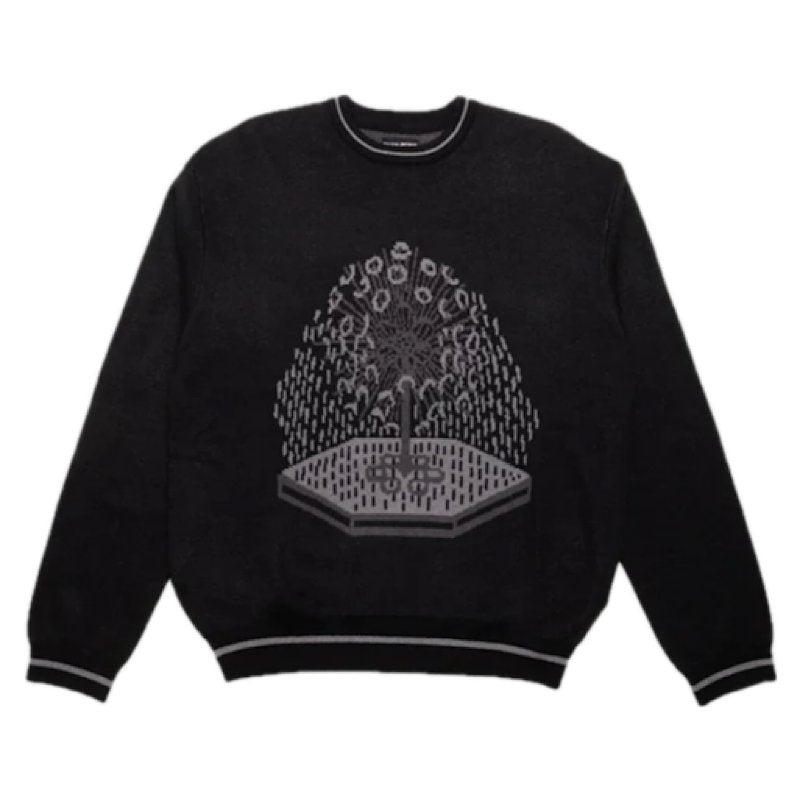 Passport Kings X Fountain Mohair Sweater in Black - Goodnews Skateshop