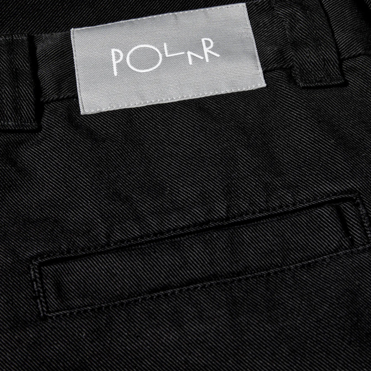 Polar '44! Shorts Twill in Black - Goodnews Skateshop