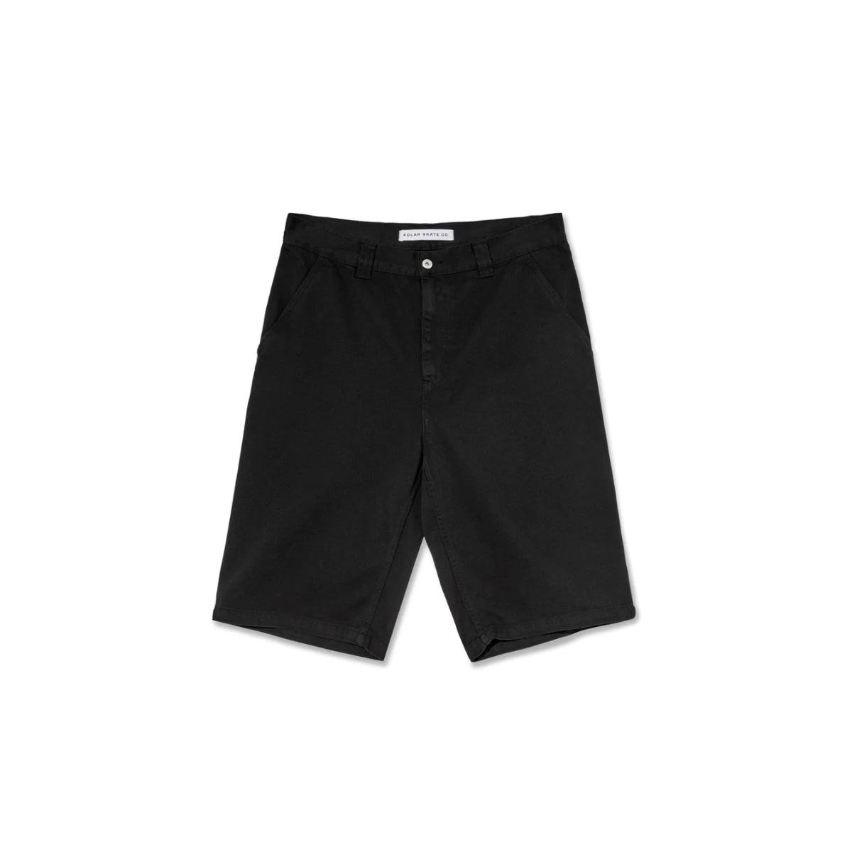 Polar '44! Shorts Twill in Black - Goodnews Skateshop