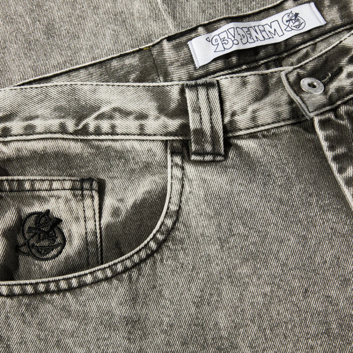 Polar '93! Denim in Acid Black - Goodnews Skateshop