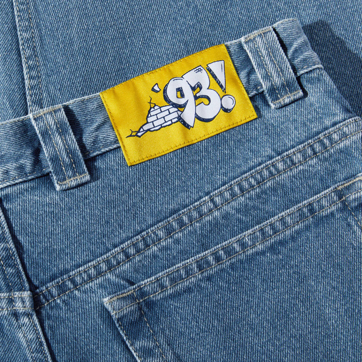 Polar '93! Denim in Mid Blue - Goodnews Skateshop
