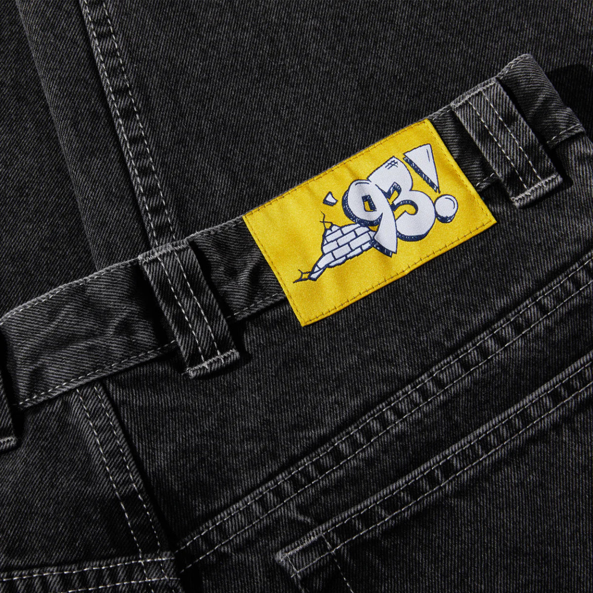 Polar '93! Denim in Silver Black - Goodnews Skateshop