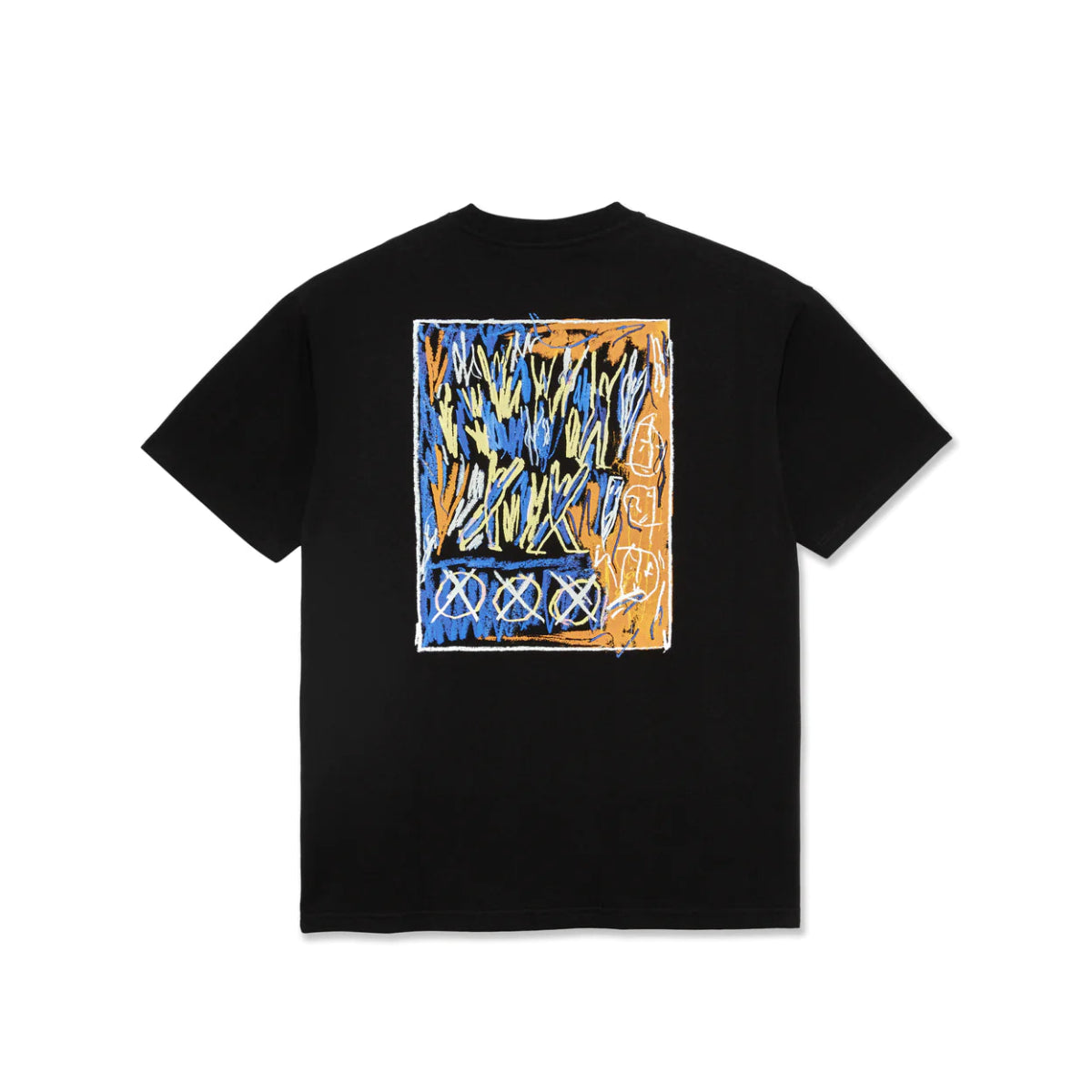Polar Campfire T-Shirt in Black - Goodnews Skateshop